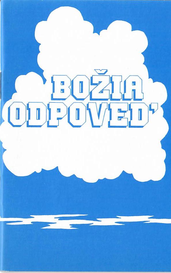 Gottes Antwort, Slowakisch, evangelistisches Heft